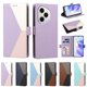 thumbnail image 5 of Funda Cartera para Honor 400 Pro con Cierre Magnético, Tricolor, Morado, 5 of 6