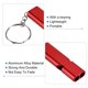 thumbnail image 4 of Uxcell 4Pcs Silbato de Supervivencia Doble Tubo Súper Fuerte para Exteriores Rojo, 4 of 6