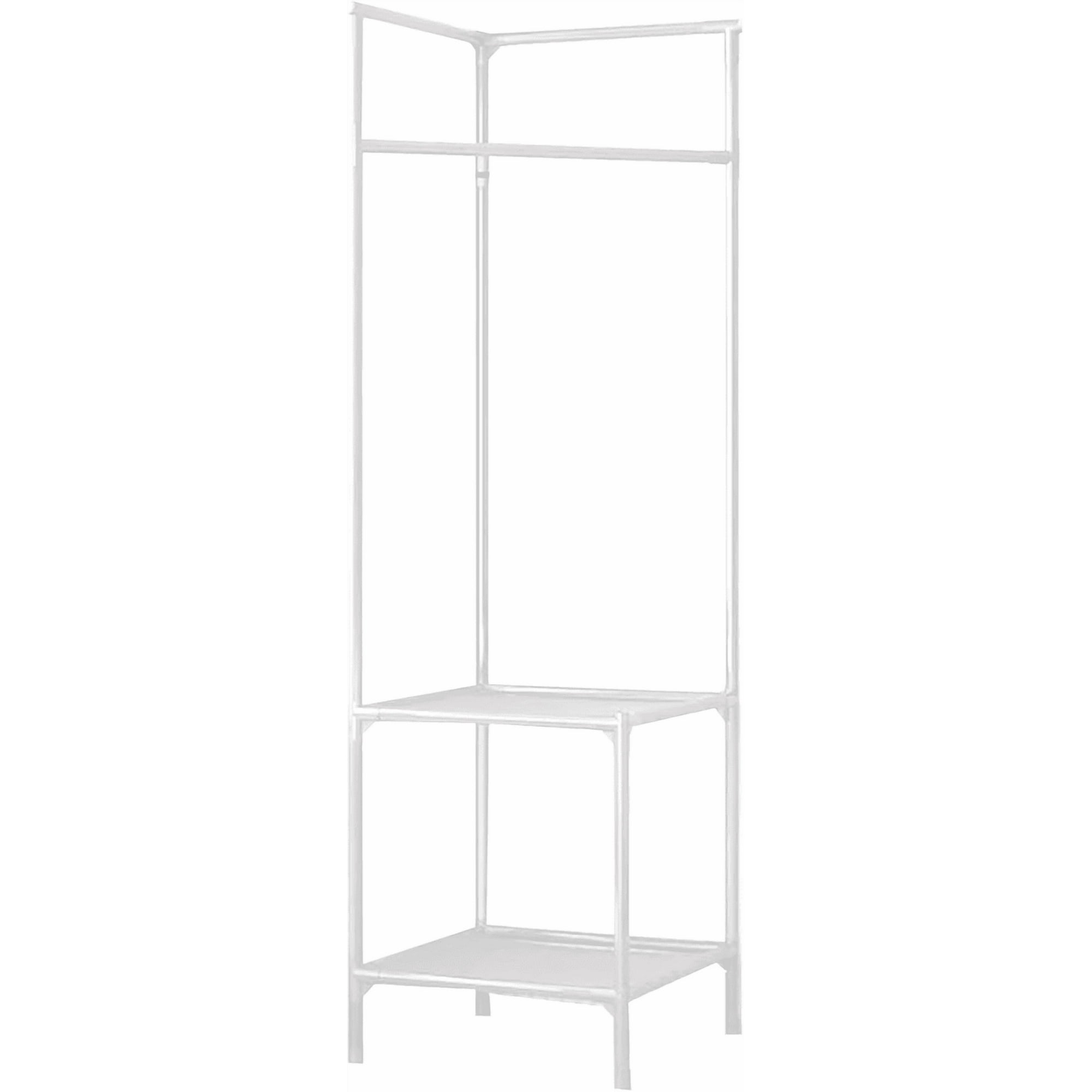 Sirena - Perchero Organizador Ropa Zapatos Blanco 188cm Alto