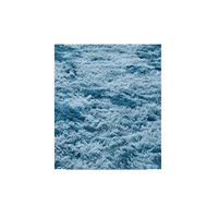 Genérico - Alfombra Peluda Grande 2X2.4 M Petróleo Jaspeado