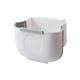 thumbnail image 2 of Bote De Basura Colgante Contenedor De Basura Simple Para Armario Baño Cocina Gris Blanco Y 6L, 2 of 3