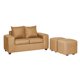 thumbnail image 3 of Living Kahlo 2 Cuerpos + 2 Pouf Tela Oro, 3 of 4
