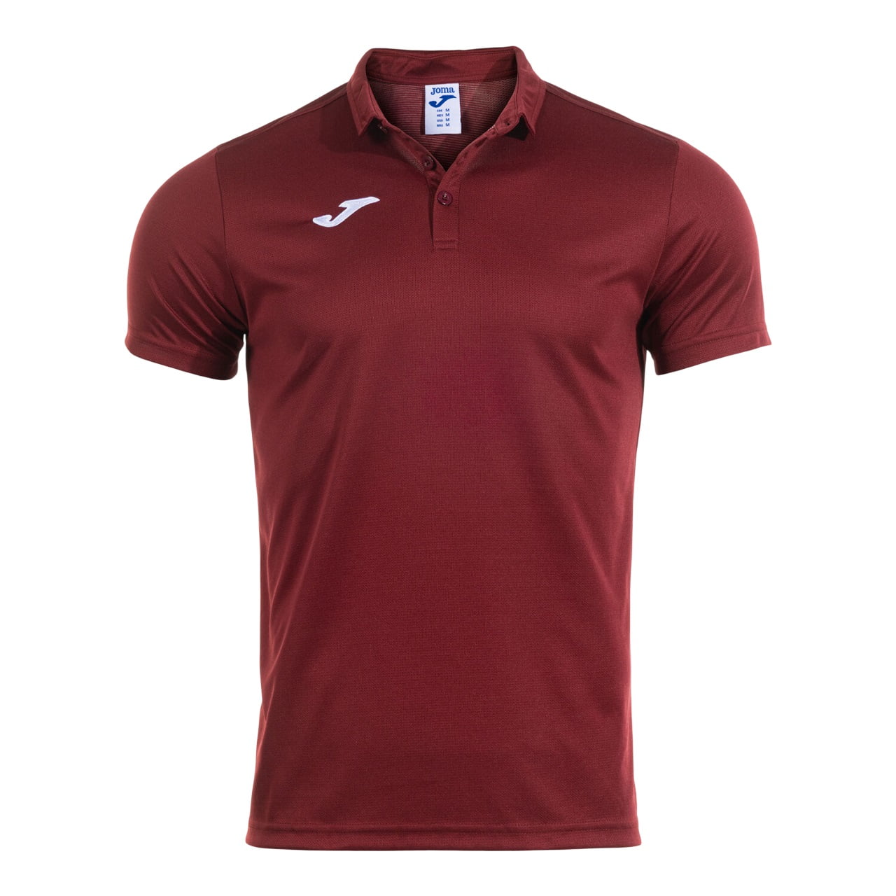 Polera Polo Hombre Hobby Burdeo Joma