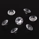 thumbnail image 4 of 500 gemas de diamante acrílico transparente de 10 mm para manualidades, ideales para bodas (blanco), 4 of 5
