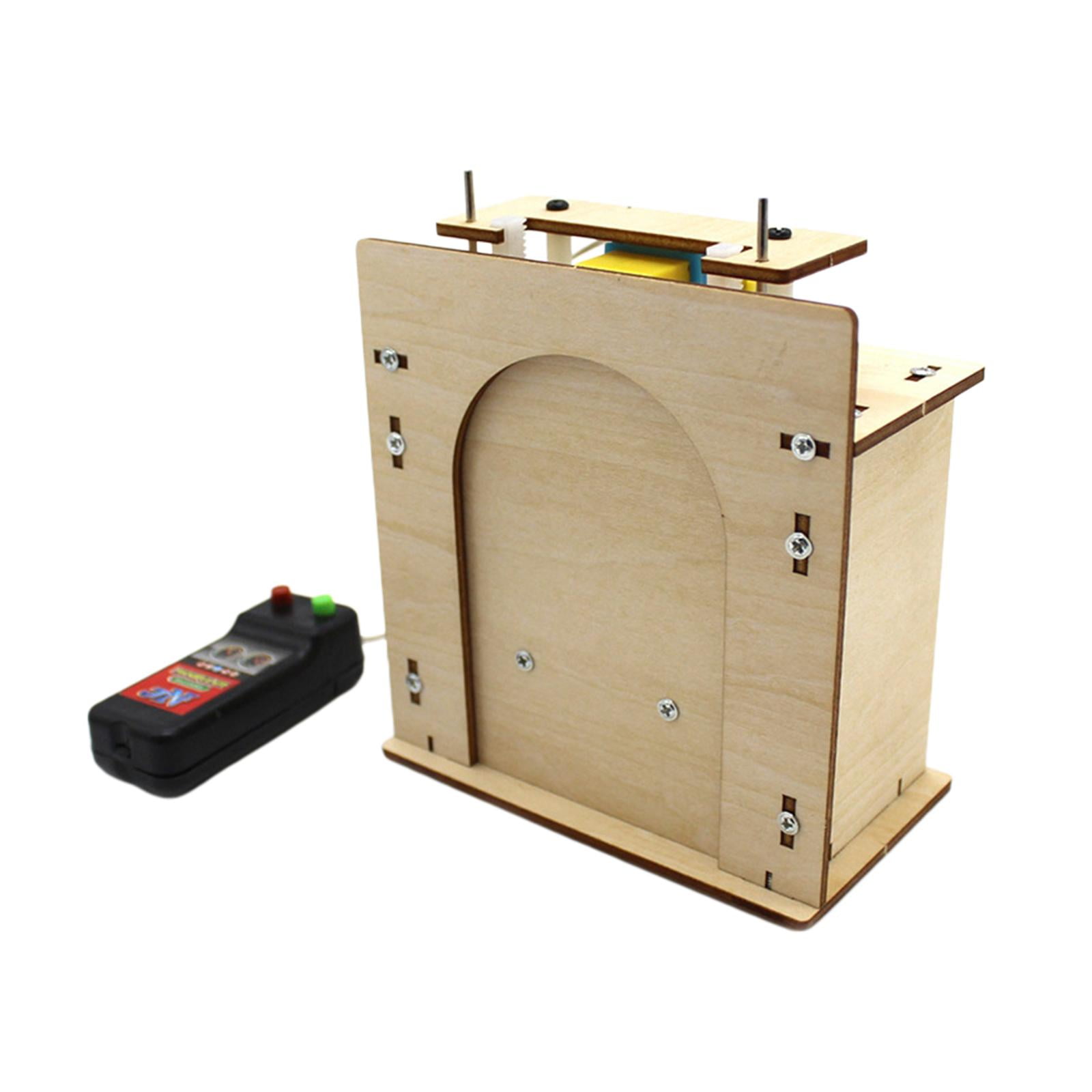 Magideal - Kits De Puerta De Ascensor De Madera Kits De Experimentos De Ciencia Aprendizaje Educación Juguete Física Equilibrio Kits De Puerta Eléctrica Casa De
