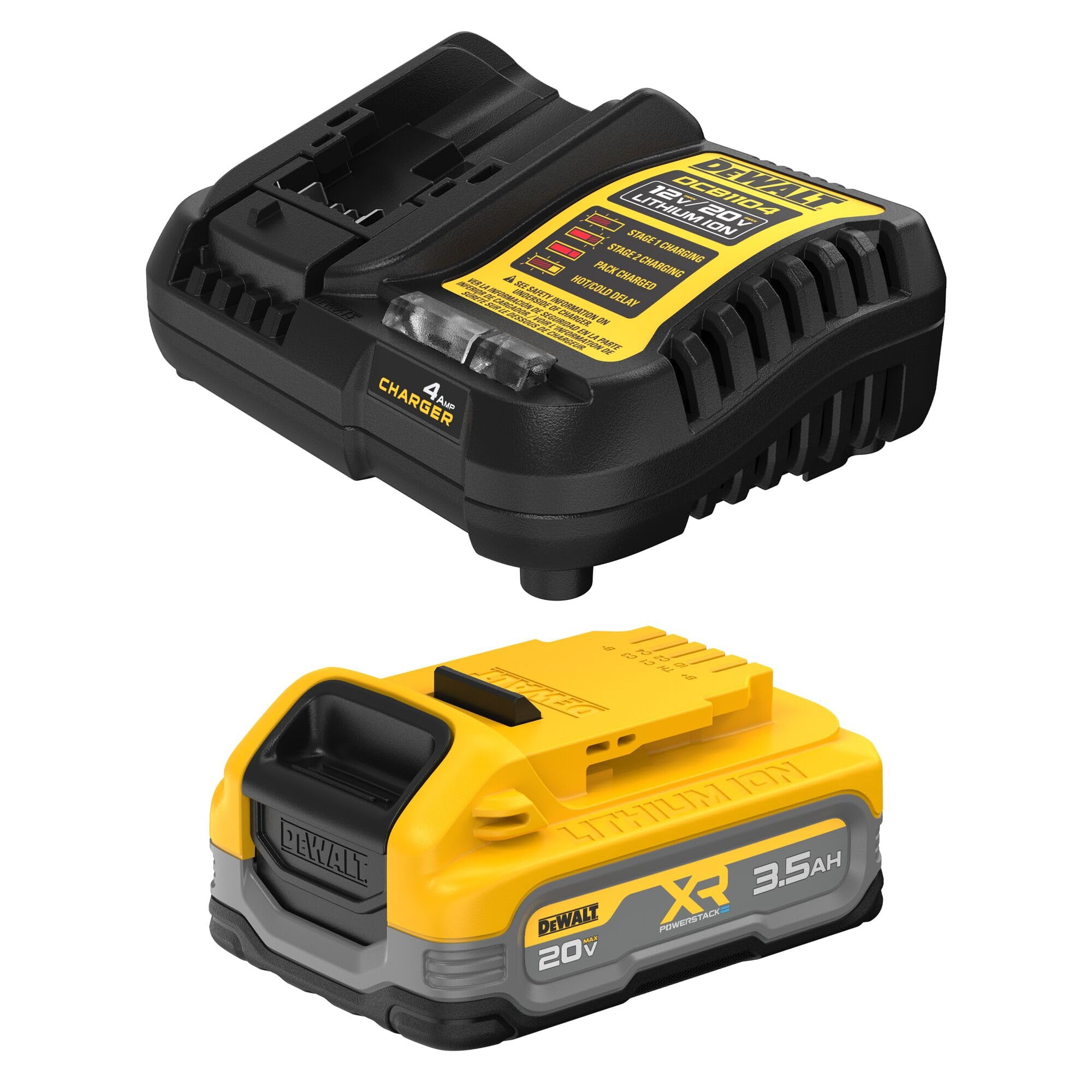 Kit De Batería Y Cargador Para Herramientas Eléctricas Dewalt 20v Max Xr 3.5ah