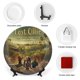 thumbnail image 3 of Los Ollie perdidos Plato decorativo de porcelana fina (bone china), plato decorativo de cerámica para hogar, oficina, soporte de pared, platos decorativos para dormitorio - 6 pulgadas (15 cm), 3 of 6