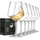 thumbnail image 1 of Hlukana Unbreakable Wine Glasses Set of 6, 16 oz Plastic Wine Glasses, 1 of 3