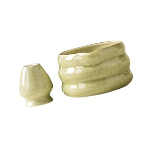 Bothyi - Cuenco De Matcha Japonés, Soporte Para Batidor De Matcha, Cuenco De Té Matcha Para Matcha Japonés, Verde Claro