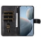 thumbnail image 4 of Funda con Cremallera para Xiaomi Poco X6 Pro, Carcasa Cartera de Cuero PU con Soporte y Tarjetero, 4 of 6
