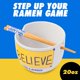 thumbnail image 2 of Tazón de Ramen Silver Buffalo 567 ml Ted Lasso "Believe" con palillos, 2 of 8