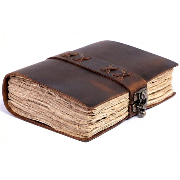 Diario de cuero vintage LEATHER KART de 200 páginas
