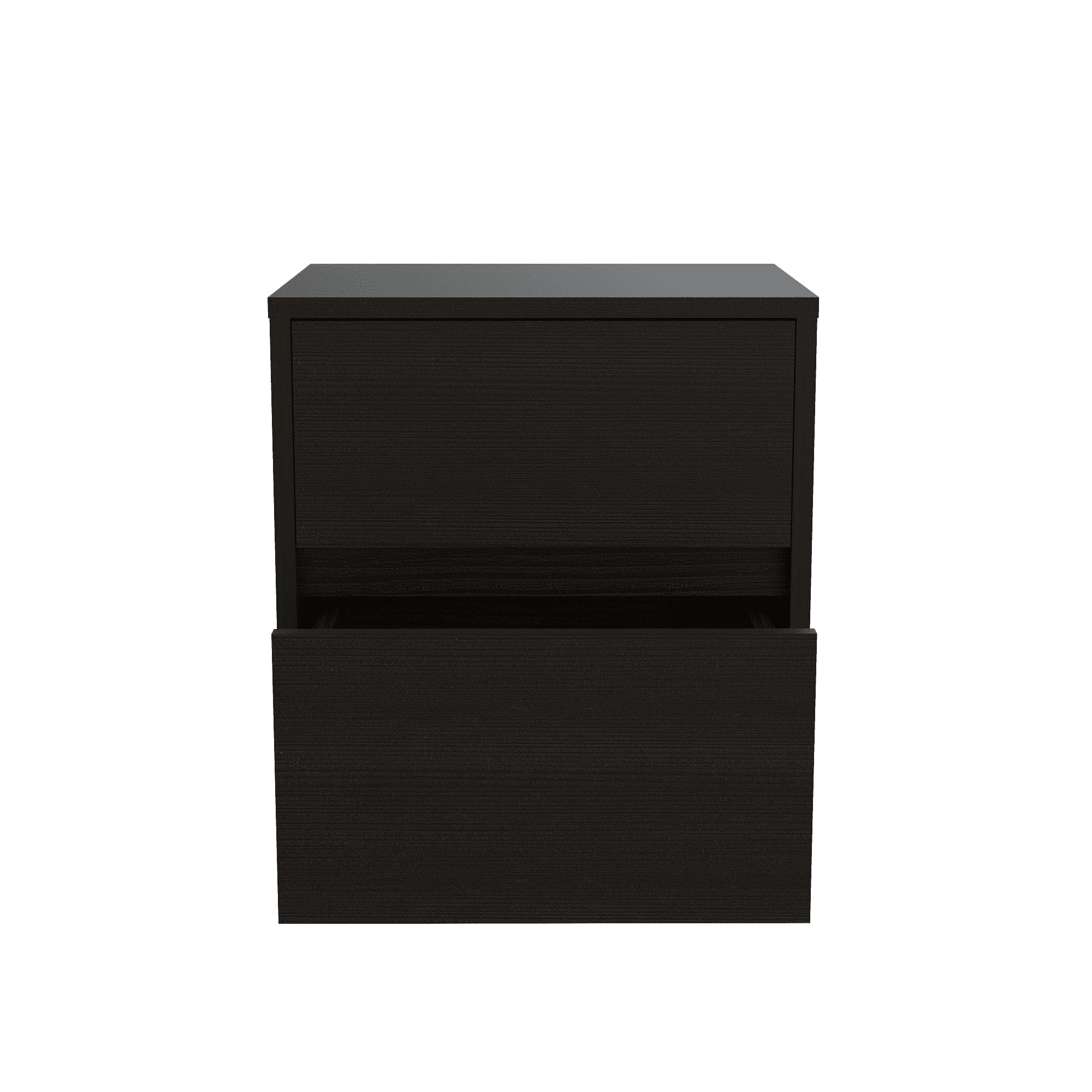 Fmfurniture - Velador 2 Cajones Fm-024n - Negro