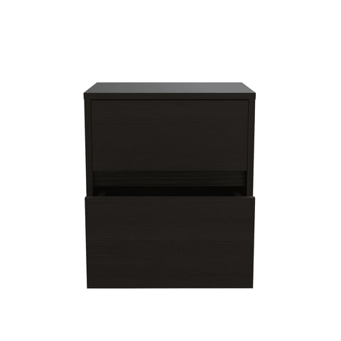 Fmfurniture - Velador 2 Cajones Fm-024N - Negro