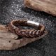 thumbnail image 3 of Pulsera de Caballero de Cuero Brown Elegante y Juvenil Ill, 3 of 3
