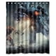 thumbnail image 1 of Cortina de ducha Pacific Rim, juego de cortinas de baño con ganchos, tamaño 60 x 72 pulgadas, 1 of 3