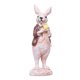 thumbnail image 5 of Estatua De Conejo De Pascua, Figura De Conejo Para Chimenea, Centro De Mesa, Pasillo, Flor Amarilla, Ropa Marrón, 5 of 5
