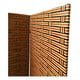 thumbnail image 3 of Biombo De Madera Resistente 4 Paneles Ladrillo 180cmx180cm naranja, 3 of 4