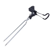 Magideal - Soporte Para Caña De Pescar Soporte Para Herramienta De Pescado Soporte De Soporte Portátil Soporte Para Caña De Pescar Al Aire Libre Soporte Para Cañ Negro