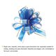 thumbnail image 4 of 20 piezas de lazo extra grande de 9" para envolver regalos, cinta de organza para cestas de boda, Azul/Rosa/Rojo Burdeos/Blanco, 4 of 6