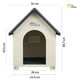 thumbnail image 2 of Casa Para Perros Mascota 82 x 54 x 69.7 cm Duke Gris Petwoow, 2 of 9