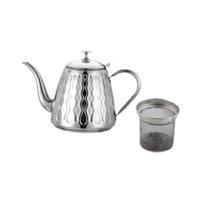 Bothyi - Tetera De Acero Inoxidable Para Cocina Interior, Estufas Eléctricas, Color Plateado