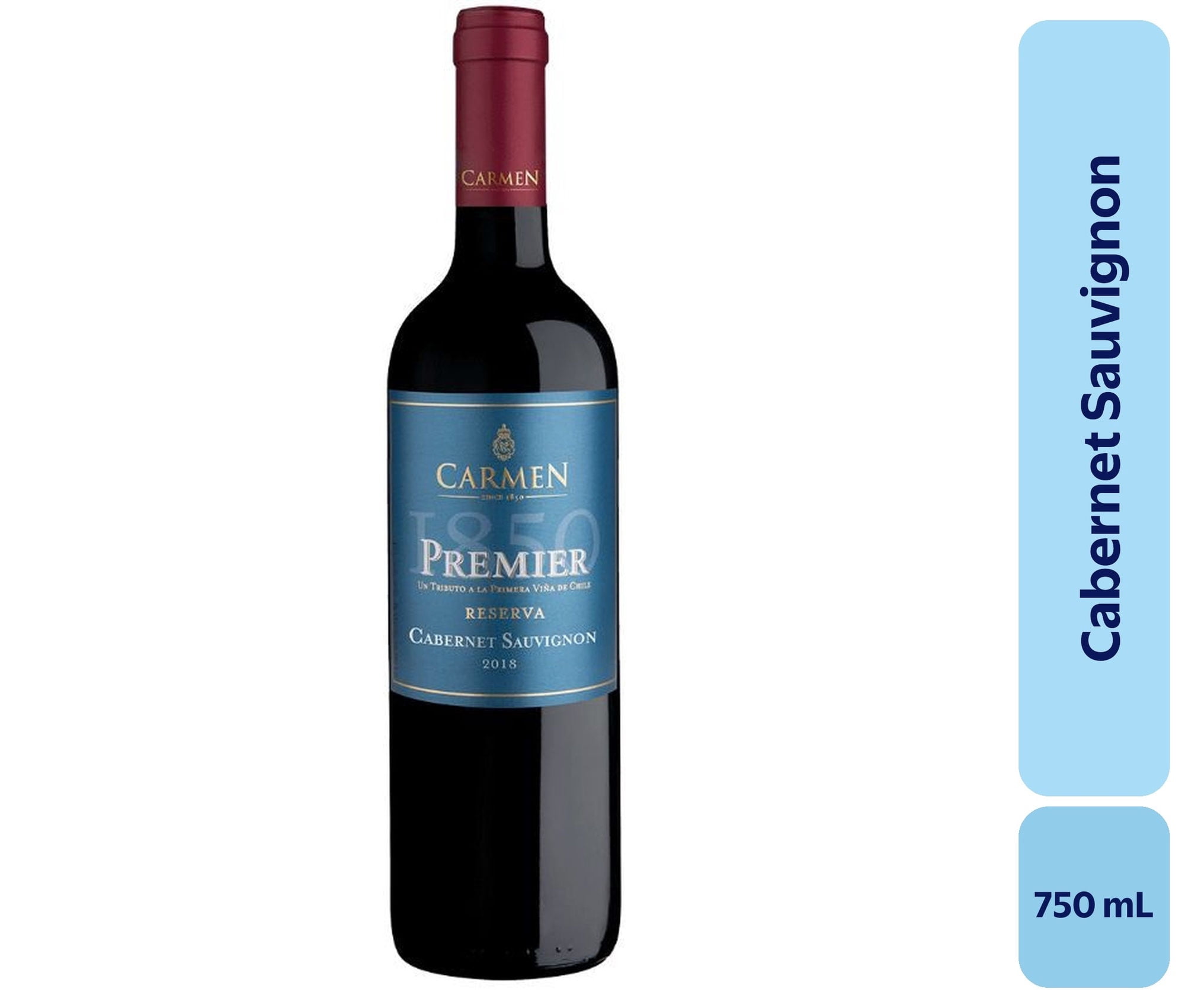 Vino Cabernet Sauvignon Botella 750 mL Carmen