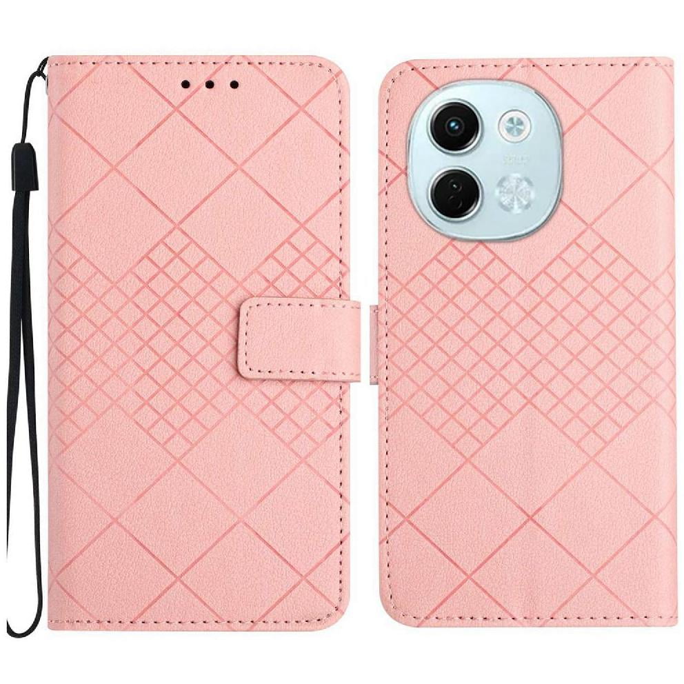 Foxdock - Funda Tipo Cartera Para Tecno Spark 30 5g Con Soporte Y Correa, Interior Tpu Antirrayas Rosa