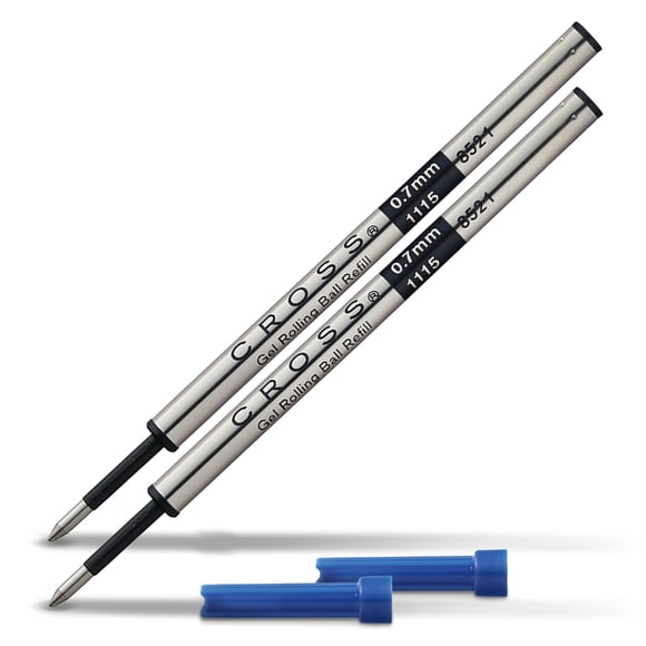 Recarga de bolígrafo Cross Selectip Gel Rollerball Blue, paquete doble