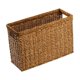 thumbnail image 1 of Cesta Tejida Multiusos Hecha A Mano, Cesta De Acabado Para Armario De Baño, Amarillo Y Marrón, 1 of 5
