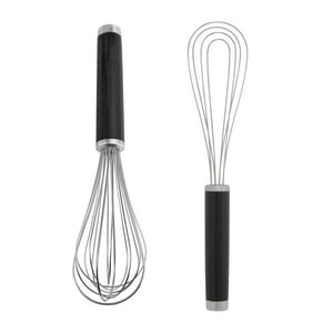 Juego De Batidores Kitchenaid Utility And Flat, Negro (Juego De 2)