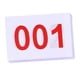 thumbnail image 3 of Babero Para Correr Números De Competidor Ligeros Para Gimnasia Baloncesto Fútbol Del 001 Al 100, 3 of 5