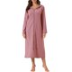 thumbnail image 1 of INSPIRE CHIC Bata con Capucha para Mujer con Cremallera, Manga Larga, Sudadera de Largo Completo con Bolsillos, Vestido de Descanso Suave, Talla S, Rosa Oscuro, 1 of 6