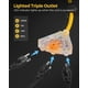 thumbnail image 4 of Carrete de cable retráctil WILAWELS, cable de extensión de 75 pies, 14 AWG/3C, 4 of 9