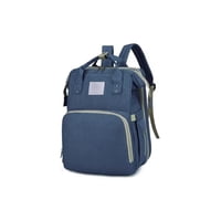 Universal - Mochila Panalera Cuna Impermeable Multifunción Bebe Azul Camuflaje