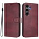 thumbnail image 1 of Funda Cartera para samsung galaxy S24 Plus/S25 Plus Protección 360° con Ranuras para Tarjetas y Soporte Rojo, 1 of 6