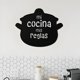 thumbnail image 1 of Cuadro cocina mis reglas en madera, 1 of 3