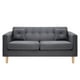 thumbnail image 1 of Sofa New Retro 3c Felpa 05 Gris, 1 of 6