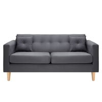 Bodevir - Sofa New Retro 3C Felpa 05 Gris