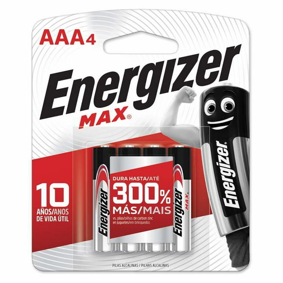 Pilas Alcalinas AAA, 4 Un
