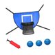 thumbnail image 1 of Juego De Accesorios Para Aro De Baloncesto De Trampolín Para Entrenamiento Infantil, La Mayoría De Los Trampolines Azules, 1 of 5