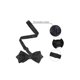 thumbnail image 3 of INSPIRE CHIC Pajaritas Pre-Anudadas a Rayas para Hombre, Fiesta de Boda, Negro, Talla Única, 3 of 5