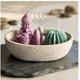 thumbnail image 1 of Vela Jardín Zen Buda  Suculentas, 1 of 4
