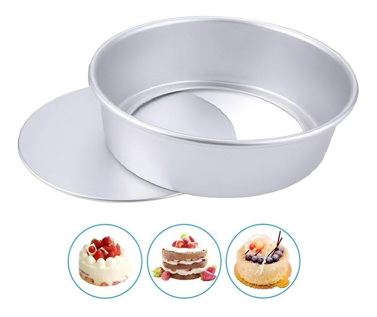 Genérico - Moldes De Aluminio Para Tortas Molde Desmontable Molde 24Cm