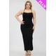 thumbnail image 1 of Vestido Largo con Espalda Cruzada y Abertura en el Muslo, Talla Grande, 1 of 5