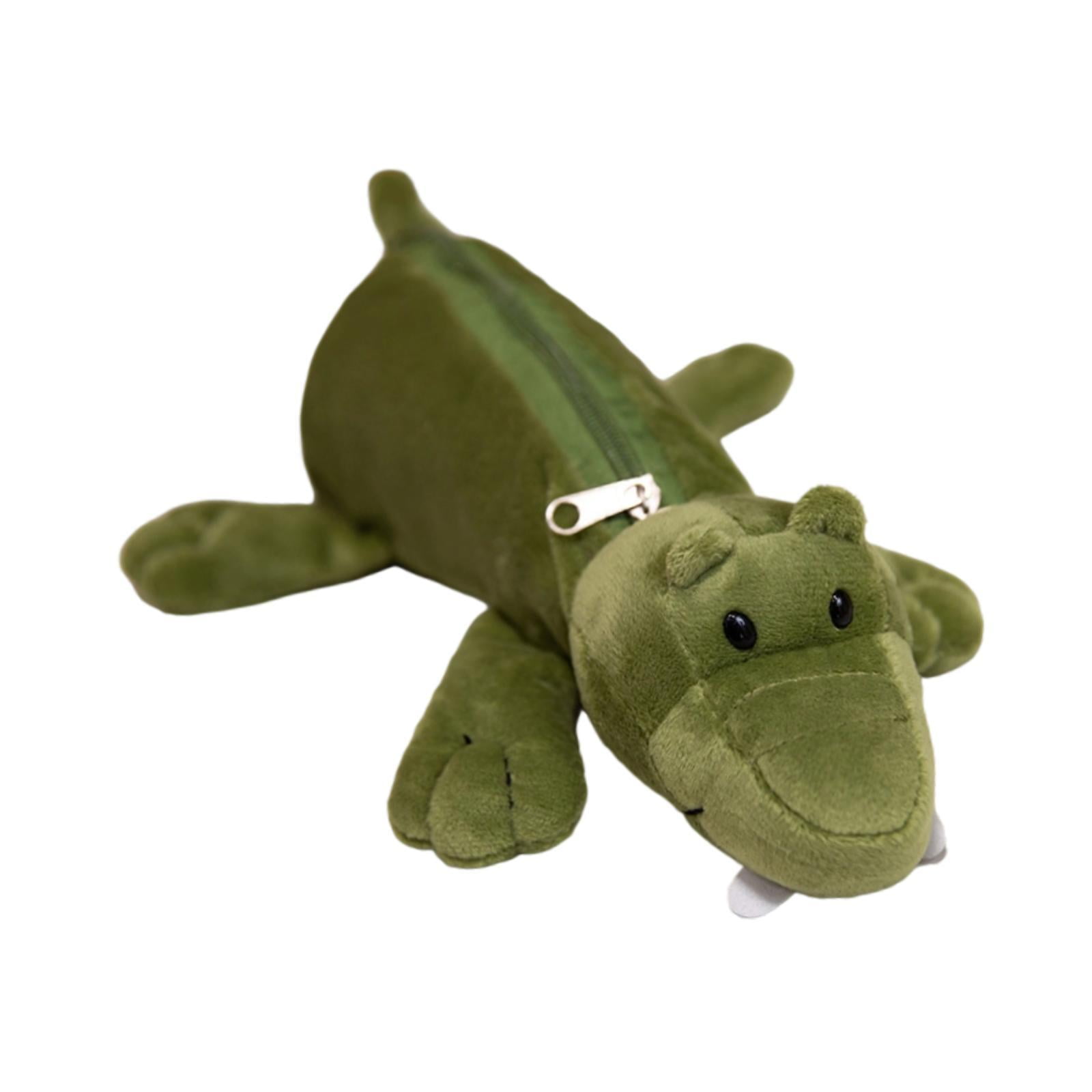 Bothyi - Estuche De Peluche Para Lápices, Bolsa Decorativa De Escritorio, Estuche Para Bolígrafos, Regalo Navideño Para Niños, Diseño De Cocodrilo