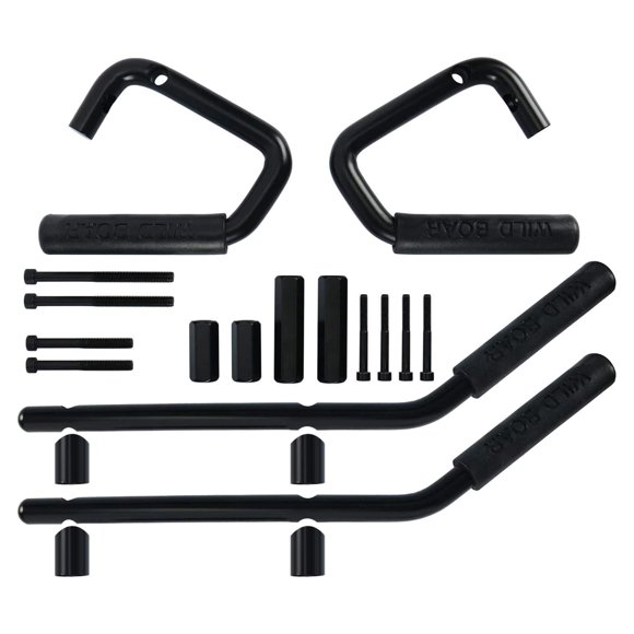Manijas de agarre FreeTec para Jeep JK/JKU negro – juego de 4