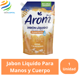 thumbnail image 3 of Jabon Liquido Para Manos y Cuerpo Humectante Avena y Almendra Arom 750 ml Unidad, 3 of 3