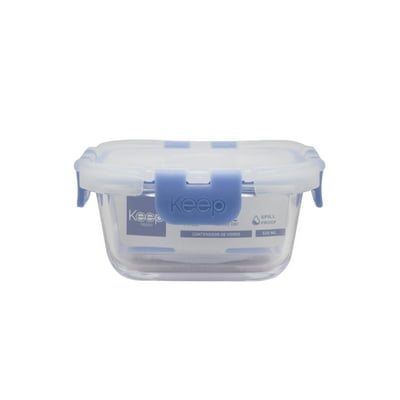 Hermético Cuadrado Vidrio 320Ml 1 Pieza Surtido 1 Un Keep
