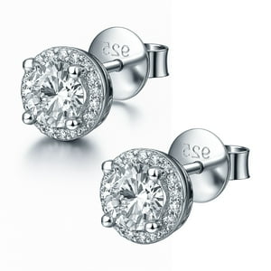 Joyas Adonis - Aros Chatón Con Circones Plata 925